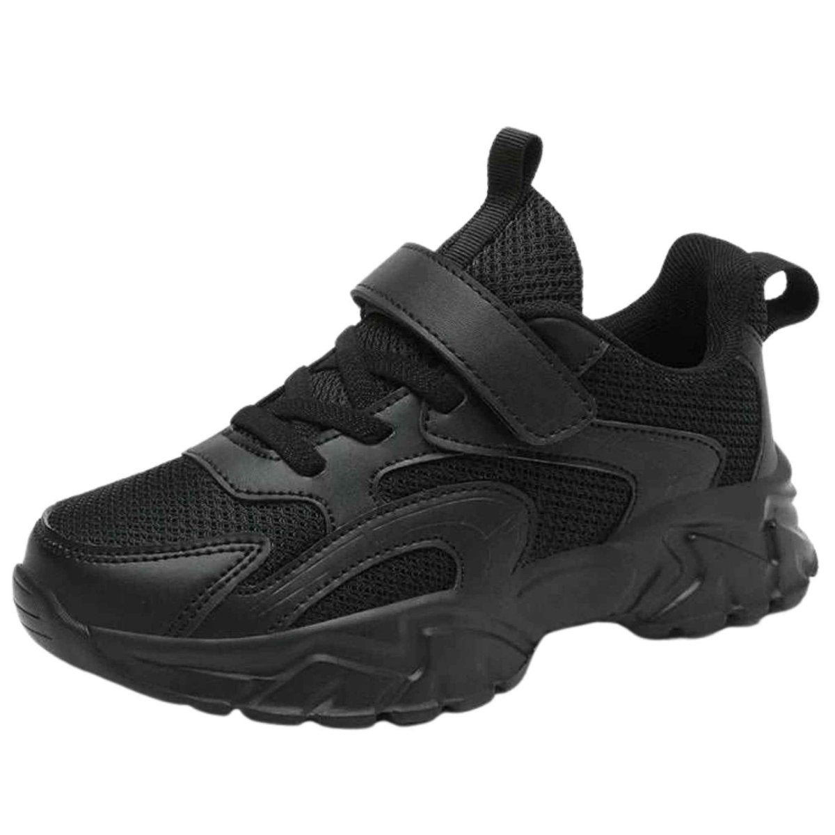 Black Knight Kids Sneakers | Durable Comfort for Play – Kids | Durable, comfy | Kiddos Kicks Australia